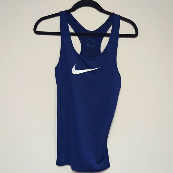 Nike Blue Tank Top - Picture 1 of 5